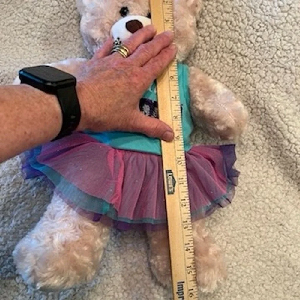 Build-A-Bear Workshop Mermaid Bear‎ Plush with Dress Multicolor NWT